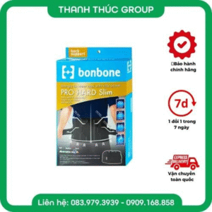 Đai Lưng Hỗ Trợ Cột Sống Bonbone - Pro Hard Slim Màu Đen Đủ Size