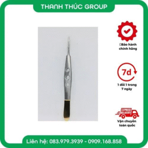 Nhíp 3 Lỗ Cán Vàng Có Mấu 9 Cm