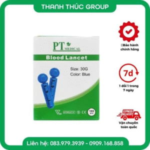 [Hộp 100 Cây] Kim Dùng Lấy Máu Để Đo Đường Huyết PT Medical Tròn