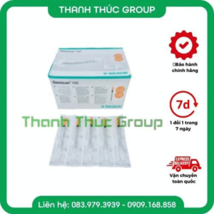 Bơm Kim Tiêm Tiểu Đường Insulin B Braun Omnican Đầu Cam