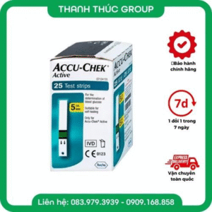 [Hộp 25 Que] Que Thử Đường Huyết Accu-Chek Active 25 Cái