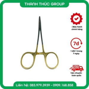 Pen Cong Kẹp Kim 14cm Cán Vàng