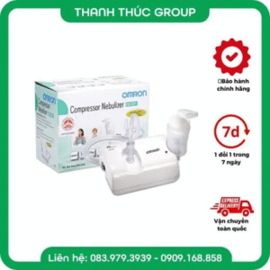 Máy Xông Khí Dung, Mũi Họng Omron NE-C801 Ít Tạo Tiếng Ồn